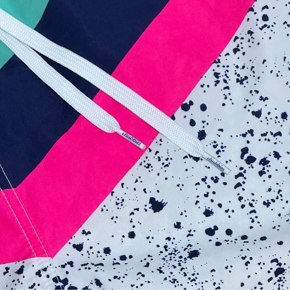 CHUBBIES The Aquatic Libations Trunks Size 2X Large 5.5” Summer colorful striped - Picture 6 of 12